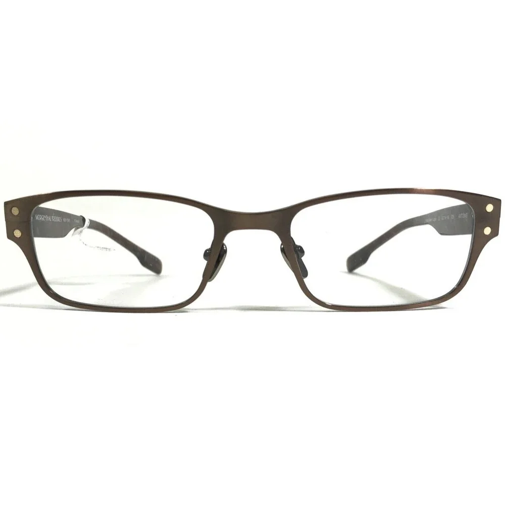 Morgenthal Frederics Eyeglasses Frames 029 ANTOINE Brown Square 50-19-146